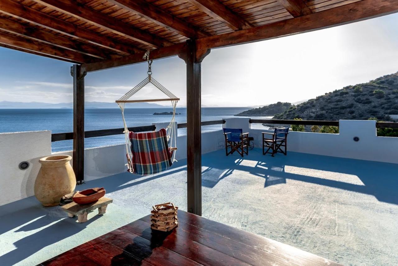 Villa Saronic Seafront Salamina Exterior foto
