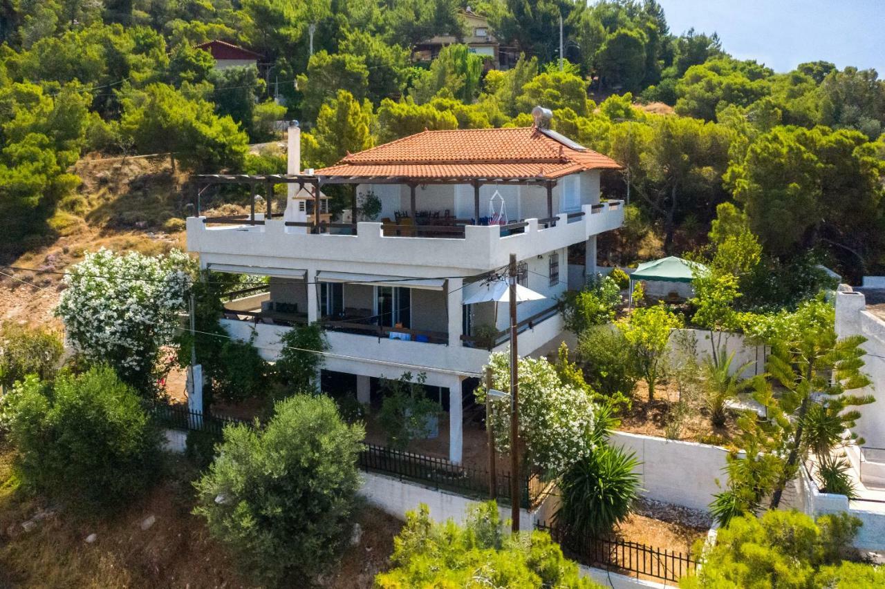 Villa Saronic Seafront Salamina Exterior foto